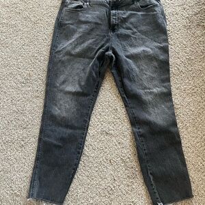 Old Navy Charcoal Ankle Jeans